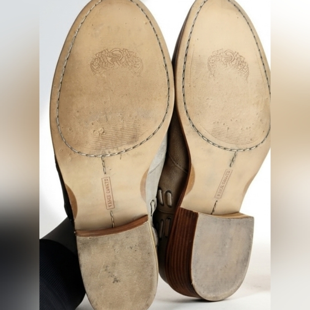 Vince Camuto Pevista  Taupe Booties - Picture 5 of 5